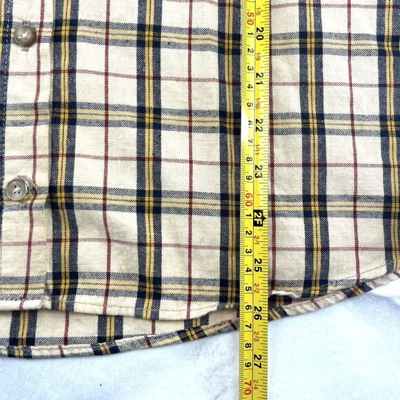 Panhandle Slim Western Wear  Long Sleeve Button-Down Plaid Vintage Mens Shirt M - Picture 10 of 13